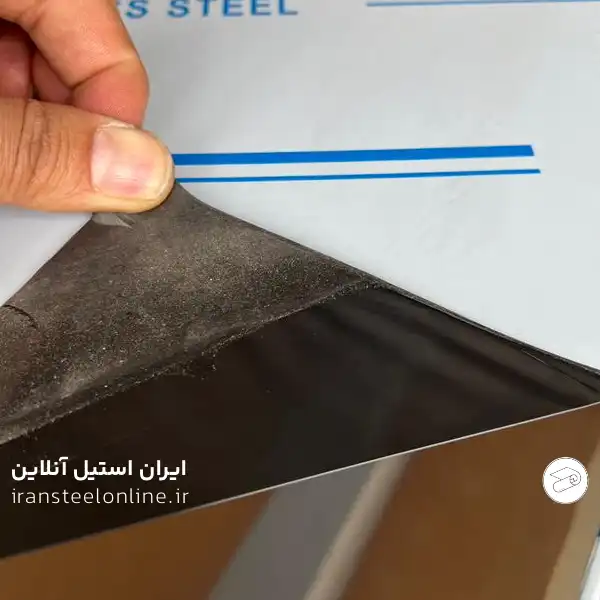 ورق استیل روکش دار در ایران استیل